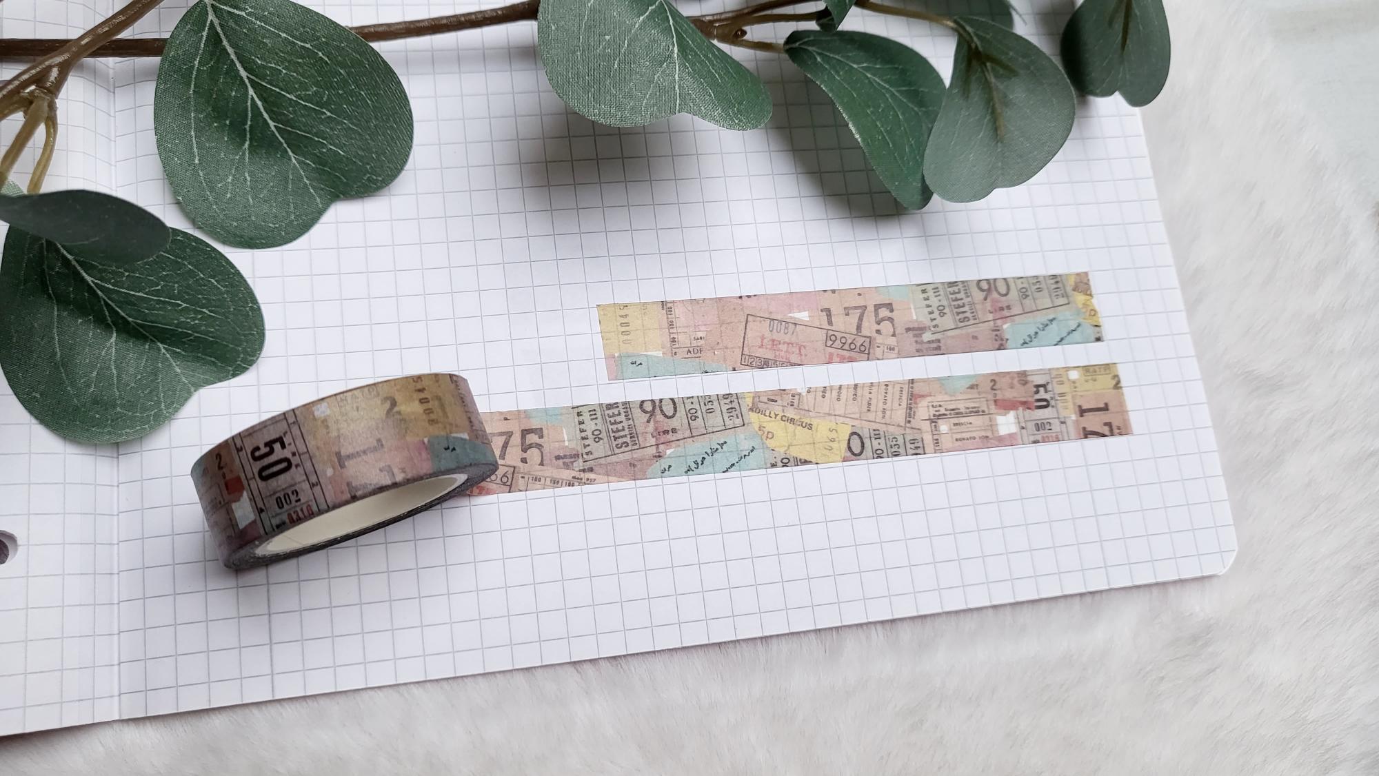 Washi Tape Tickets